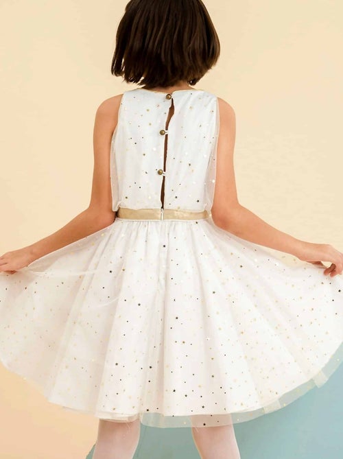 Robe de Soirée   en Tulle & Paillettes   HEPBURN - La Faute à Voltaire - Kiabi