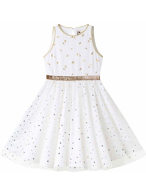 Robe de Soirée   et Détails s en Lin et Tulle  HEPBURN - La Faute à Voltaire - Kiabi