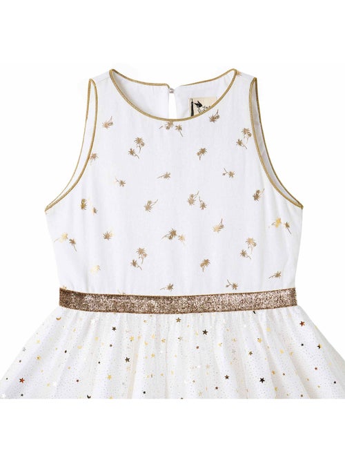 Robe de Soirée   et Détails s en Lin et Tulle  HEPBURN - La Faute à Voltaire - Kiabi