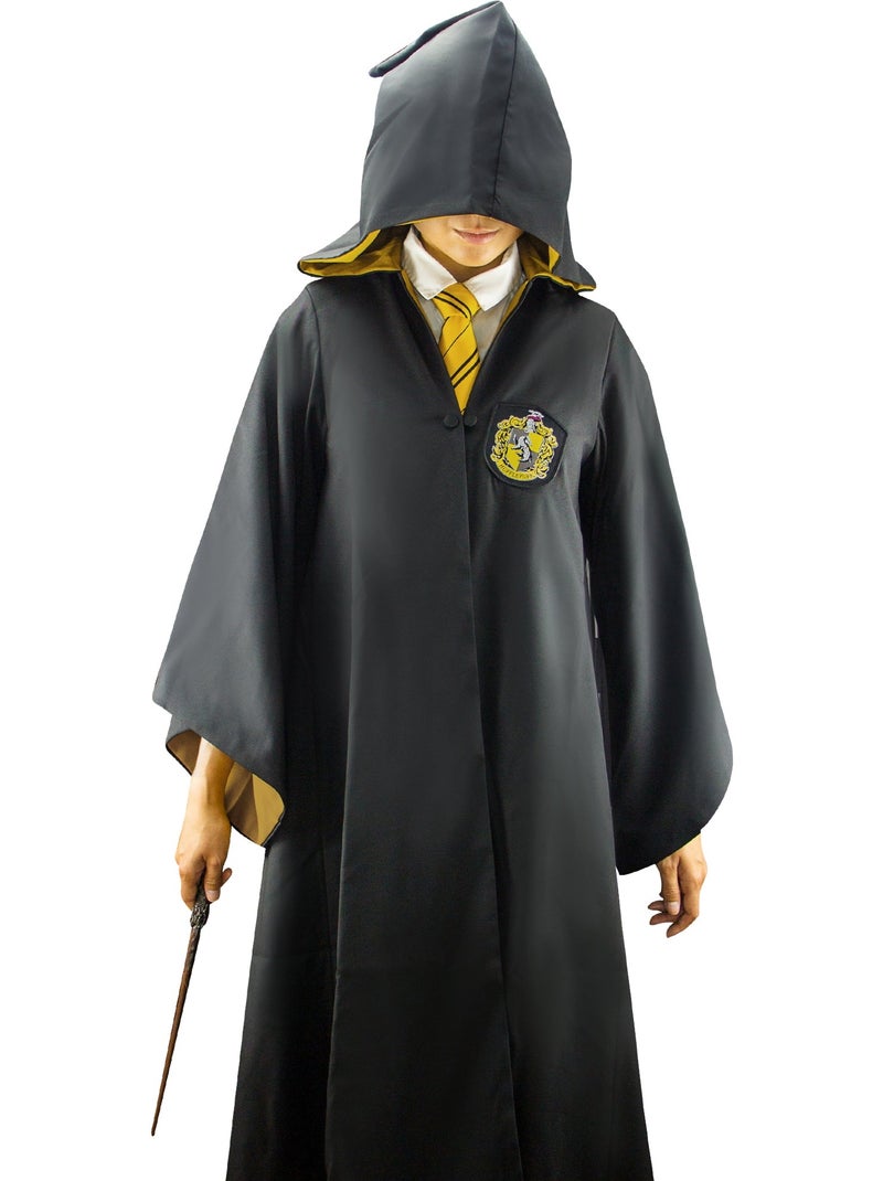 Robe de sorcier poufsouffle adultes - harry potter Noir - Kiabi