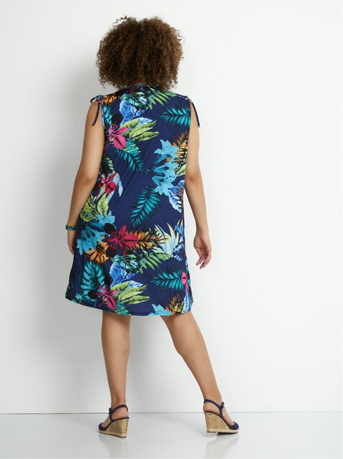 Robe débardeur courte imprimé tropical - AFIBEL - Kiabi