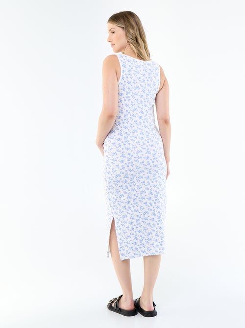 Robe débardeur de maternité en rib - Kiabi