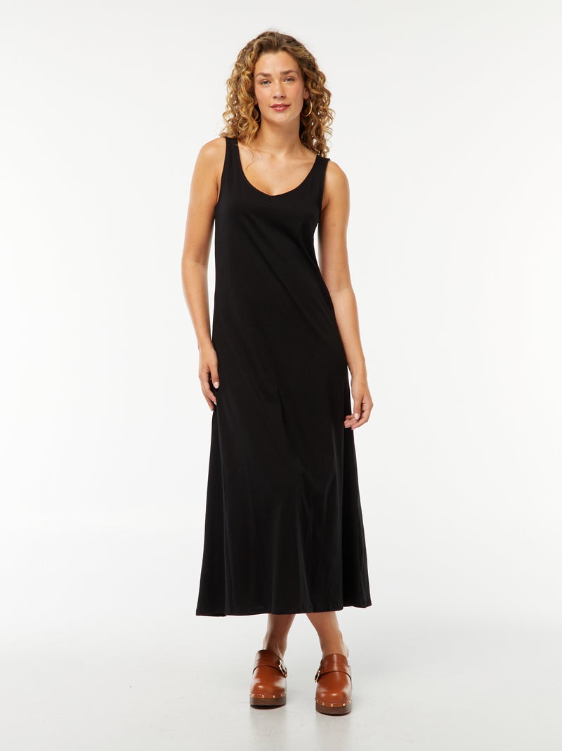 Robe débardeur longue Noir - Kiabi