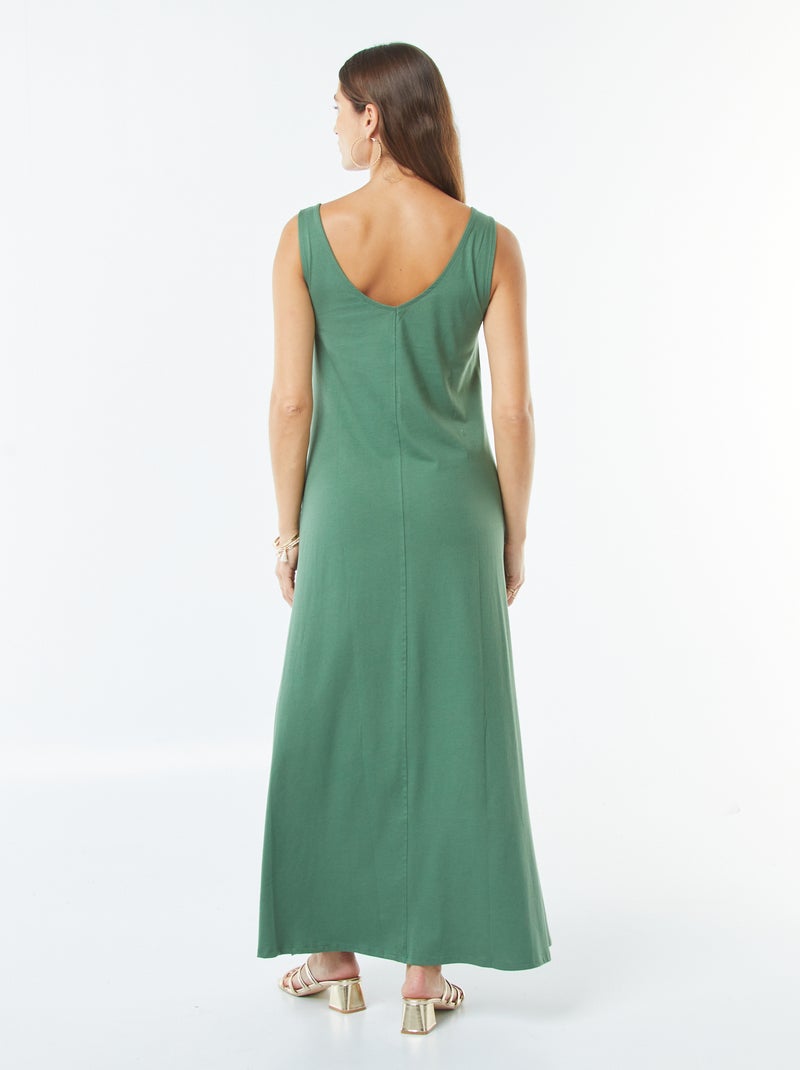 Robe débardeur longue Vert - Kiabi