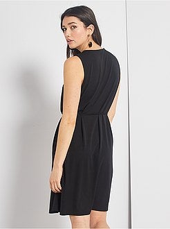 Robe décolleté goutte - Kiabi