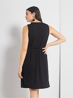 Robe décolleté goutte - Kiabi