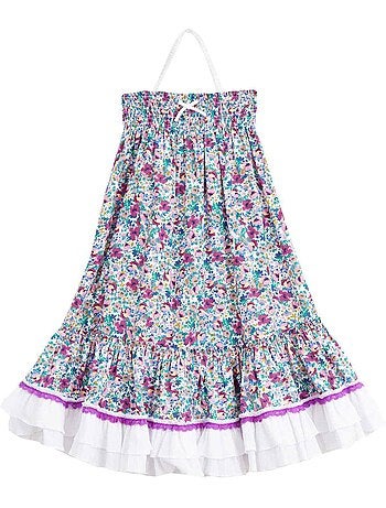 Robe Demoiselle d'Honneur Bohème Liberty ESMERALDA - La Faute à Voltaire