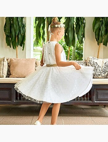 Robe Demoiselle d'Honneur en Tulle HEPBURN - La Faute à Voltaire