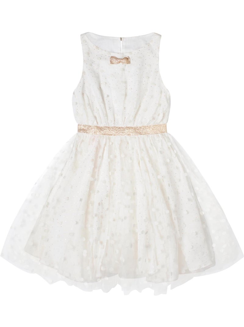 Robe Demoiselle d'Honneur  en Tulle   HEPBURN - La Faute à Voltaire Or/Beige/Blanc/Transparent - Kiabi