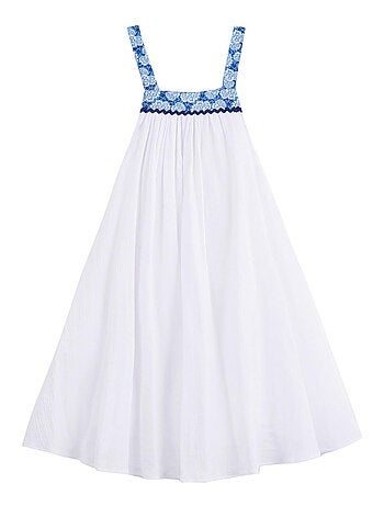 Robe Demoiselle d'Honneur Fleurie Coupe Ample EMMA - La Faute à Voltaire