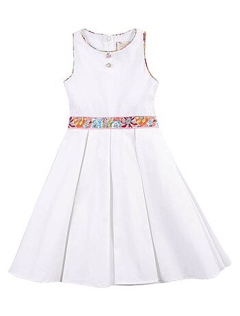 Robe Demoiselle d'Honneur Fleurie HEPBURN - La Faute à Voltaire