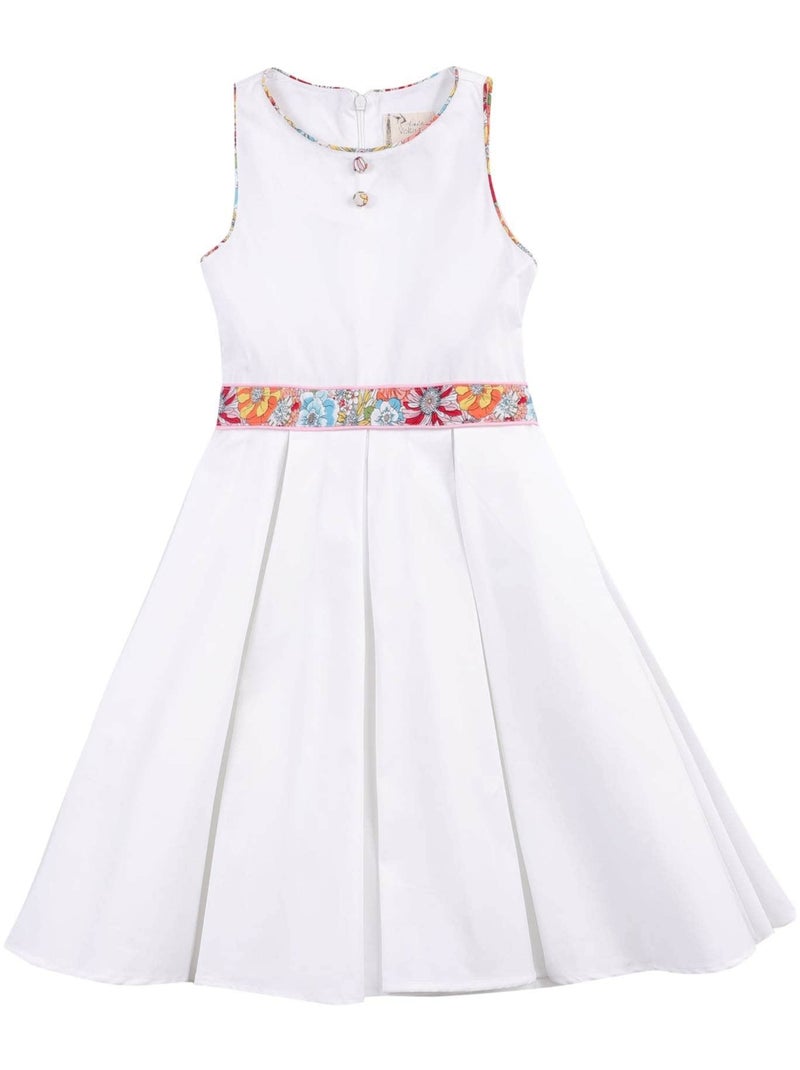 Robe Demoiselle d'Honneur   Liberty   HEPBURN - La Faute à Voltaire Blanc - Kiabi