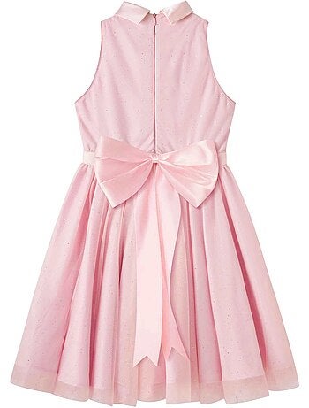 Robe Demoiselle d'Honneur Poudré avec Noeud Dos HEPBURN - La Faute à Voltaire