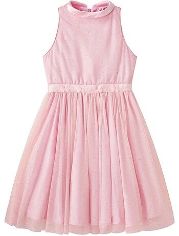 Robe Demoiselle d'Honneur Poudré avec Noeud Dos HEPBURN - La Faute à Voltaire