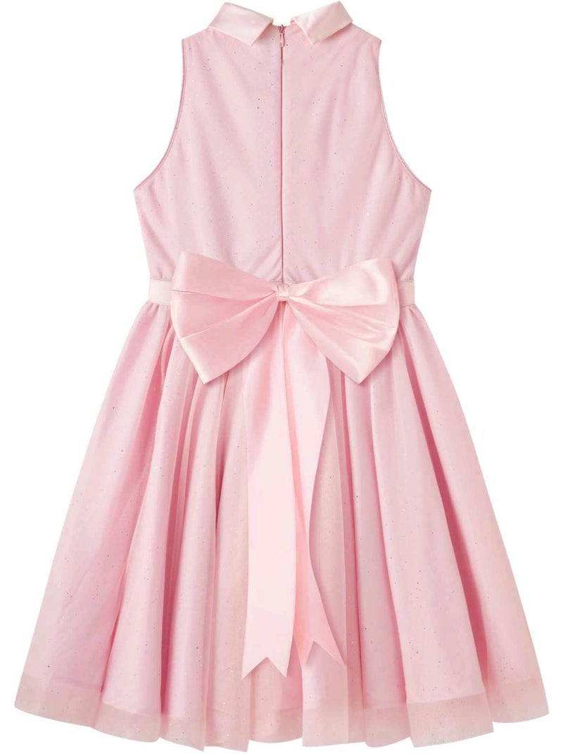 Robe Demoiselle d'Honneur   Poudré avec Noeud Dos   HEPBURN - La Faute à Voltaire Rose clair - Kiabi