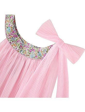 Robe Demoiselle d'Honneur Poudré Col Liberty ALIZEE - La Faute à Voltaire