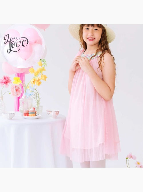 Robe Demoiselle d'Honneur  Poudré  Col Liberty   ALIZEE - La Faute à Voltaire - Kiabi