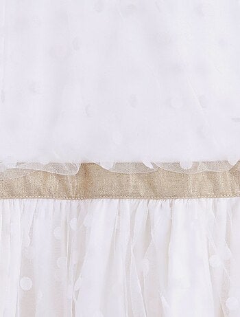 Robe Demoiselle d'Honneur Tulle Lin Hepburn - La Faute à Voltaire