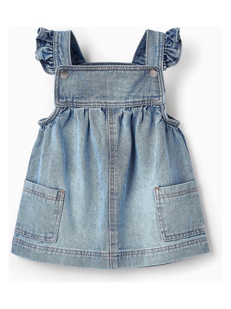 Robe denim, à volants NEW YORK Bleu - Kiabi