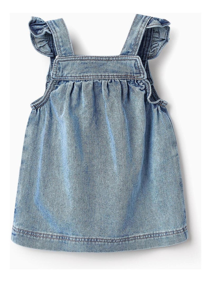 Robe denim, à volants NEW YORK Bleu - Kiabi