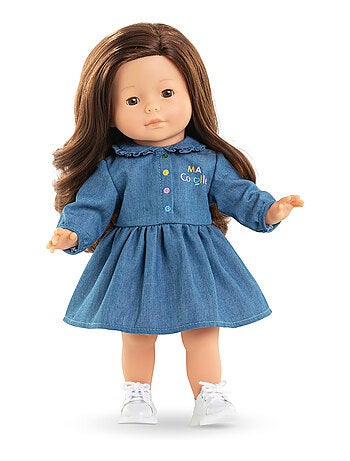 Robe Denim Manches Longues pour poupée ma Corolle