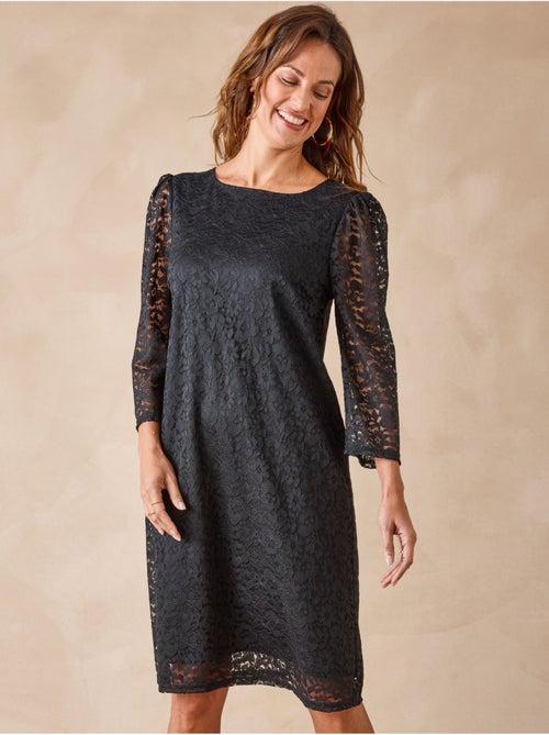 Robe dentelle manches longues - DAXON - Kiabi Robe dentelle manches longues - DAXON - Kiabi