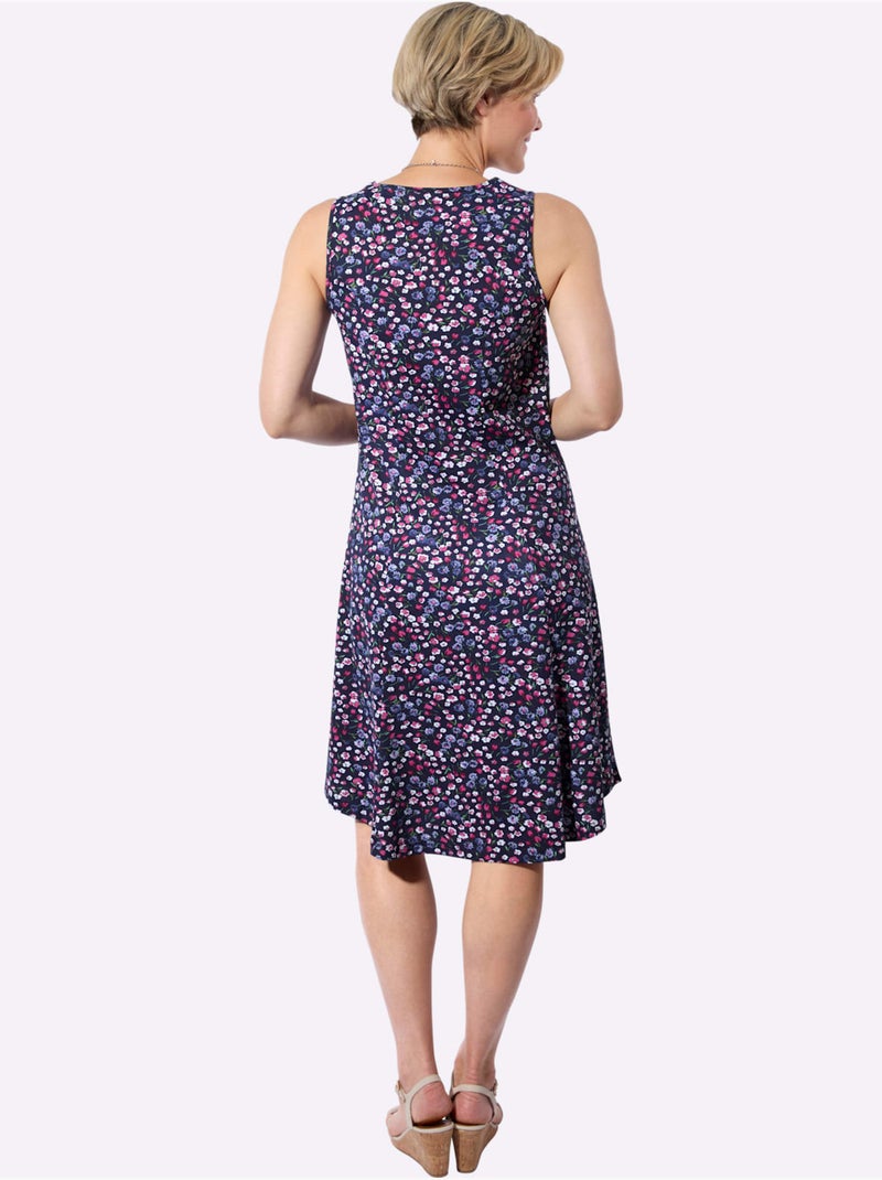 Robe D'été 100% Coton - Taille Standard - Witt Bleu Rose - Kiabi