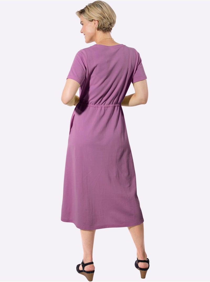 Robe D'été 100% Coton - Taille Standard - Witt Violet - Kiabi