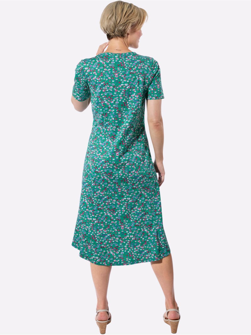 Robe D'été 100% Coton - Taille Standard - Witt Violet/Vert/Rose - Kiabi