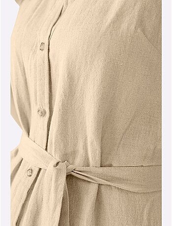 Robe d'été 55% lin - taille standard - helline