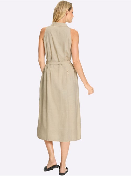 Robe D'été 55% Lin - Taille Standard - helline - Kiabi