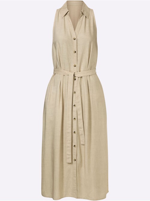Robe D'été 55% Lin - Taille Standard - helline - Kiabi