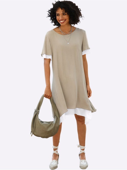 Robe D'été Aspect Plissé - Taille Standard - Helline - Kiabi