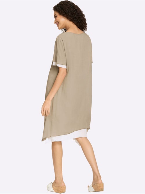 Robe D'été Aspect Plissé - Taille Standard - Helline - Kiabi