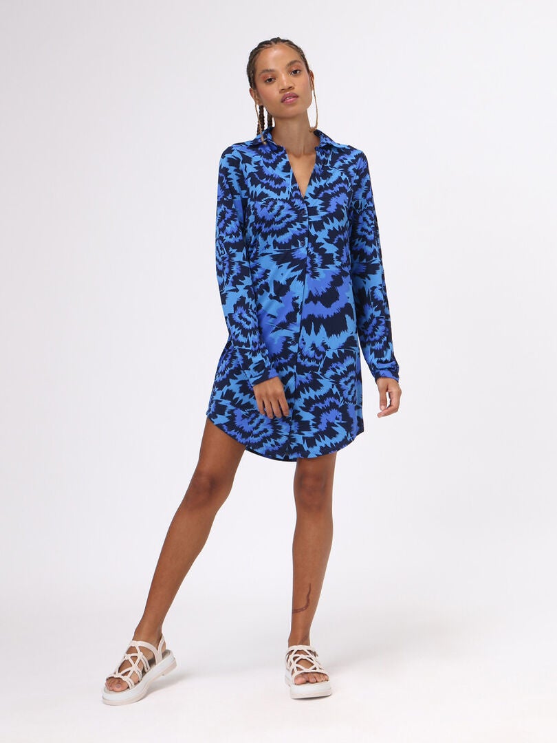 Robe d'été Bem estar UPF 50+ UV Line - Bleu marine - Kiabi - nu€