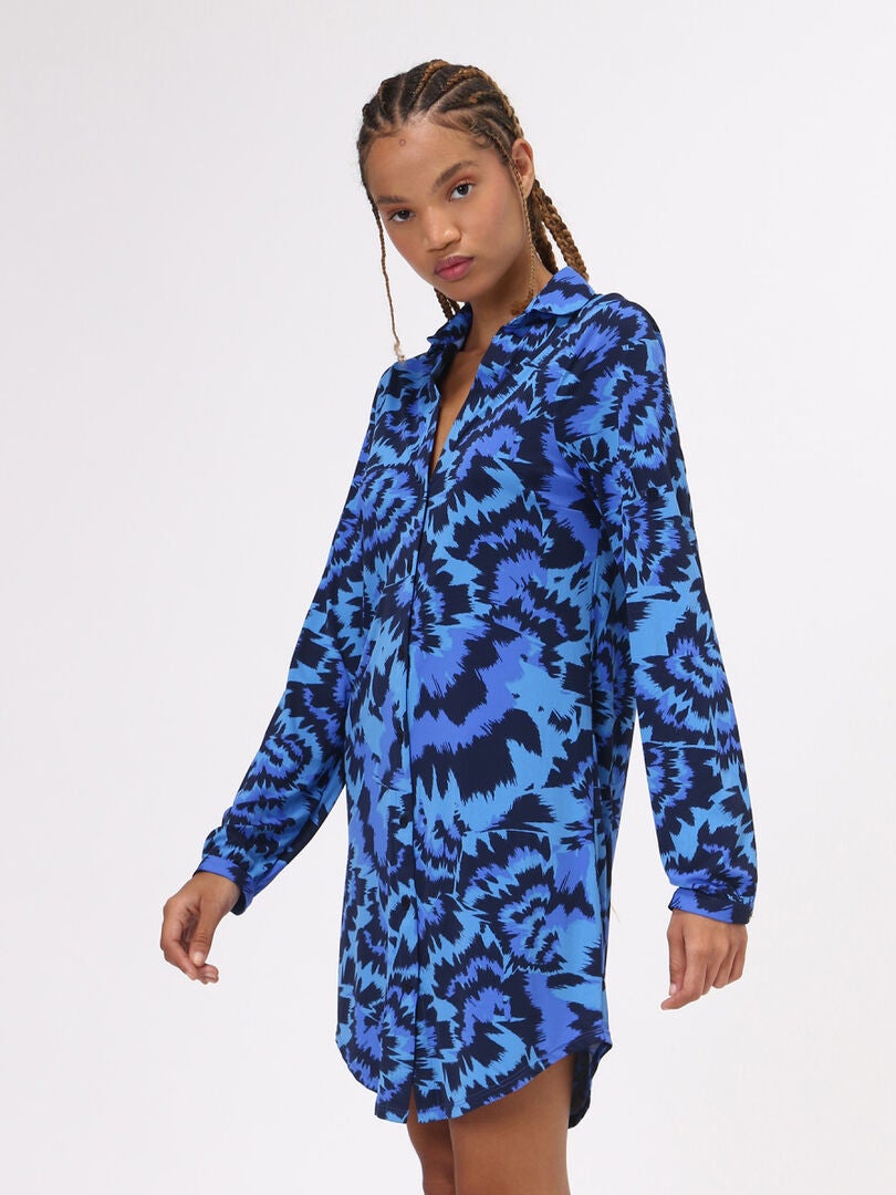 Robe d'été Bem estar UPF 50+ UV Line - Bleu marine - Kiabi - nu€