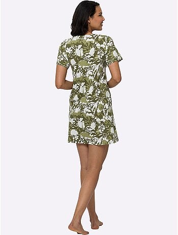 Robe D'été Coupe En A Affinante - Taille Standard - Moda Vilona