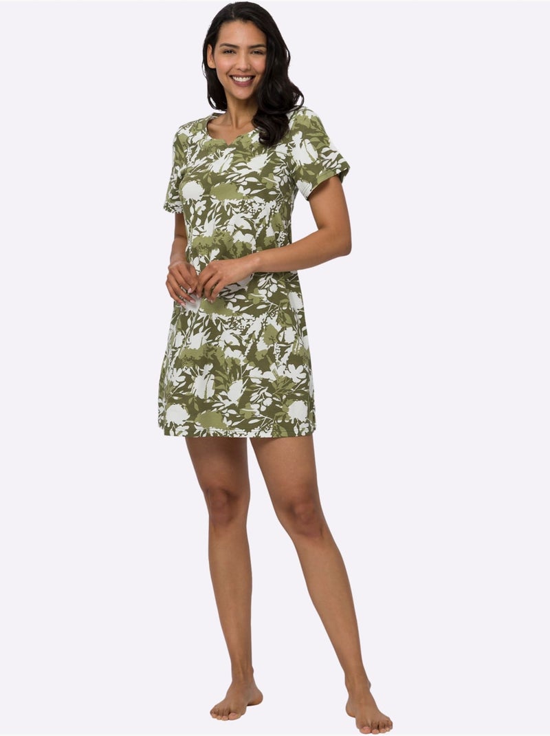 Robe D'été Coupe En A Affinante - Taille Standard - Moda Vilona Ecru - Kiabi