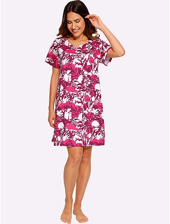 Robe D'été Coupe En A Affinante - Taille Standard - Moda Vilona