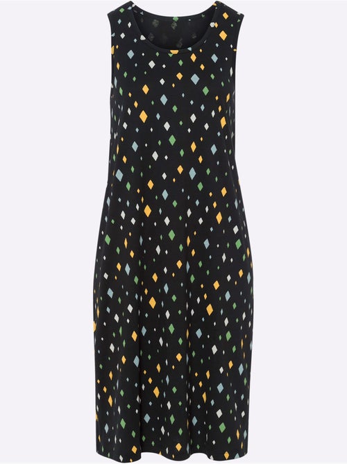 Robe d'été en jersey fin avec encolure ronde et fente latérale - Taille standard - Moda Vilona - Kiabi Robe d'été en jersey fin avec encolure ronde et fente latérale - Taille standard - Moda Vilona - Kiabi