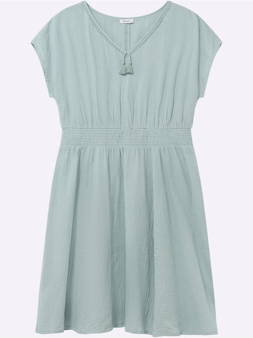 Robe D'été Encolure En V Affinante - Taille Standard - Sheego - Kiabi Robe D'été Encolure En V Affinante - Taille Standard - Sheego - Kiabi