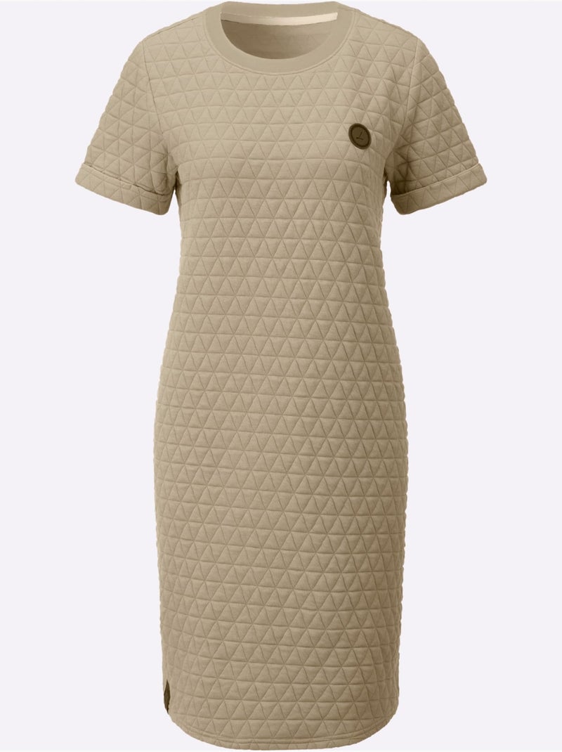 Robe d'été jacquard de qualité - taille standard - witt Ivoire - Kiabi