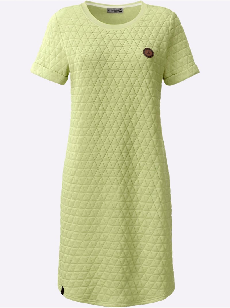 Robe D'été Jacquard De Qualité - Taille Standard - Witt Vert pistache - Kiabi