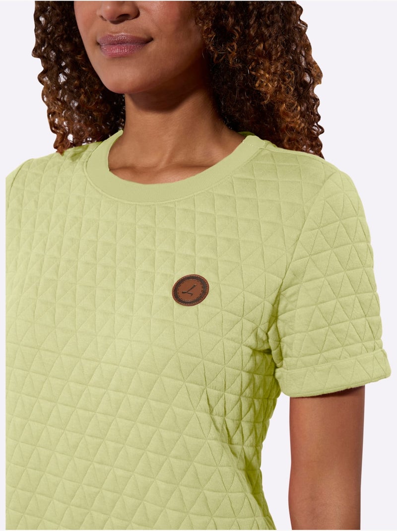 Robe D'été Jacquard De Qualité - Taille Standard - Witt Vert pistache - Kiabi