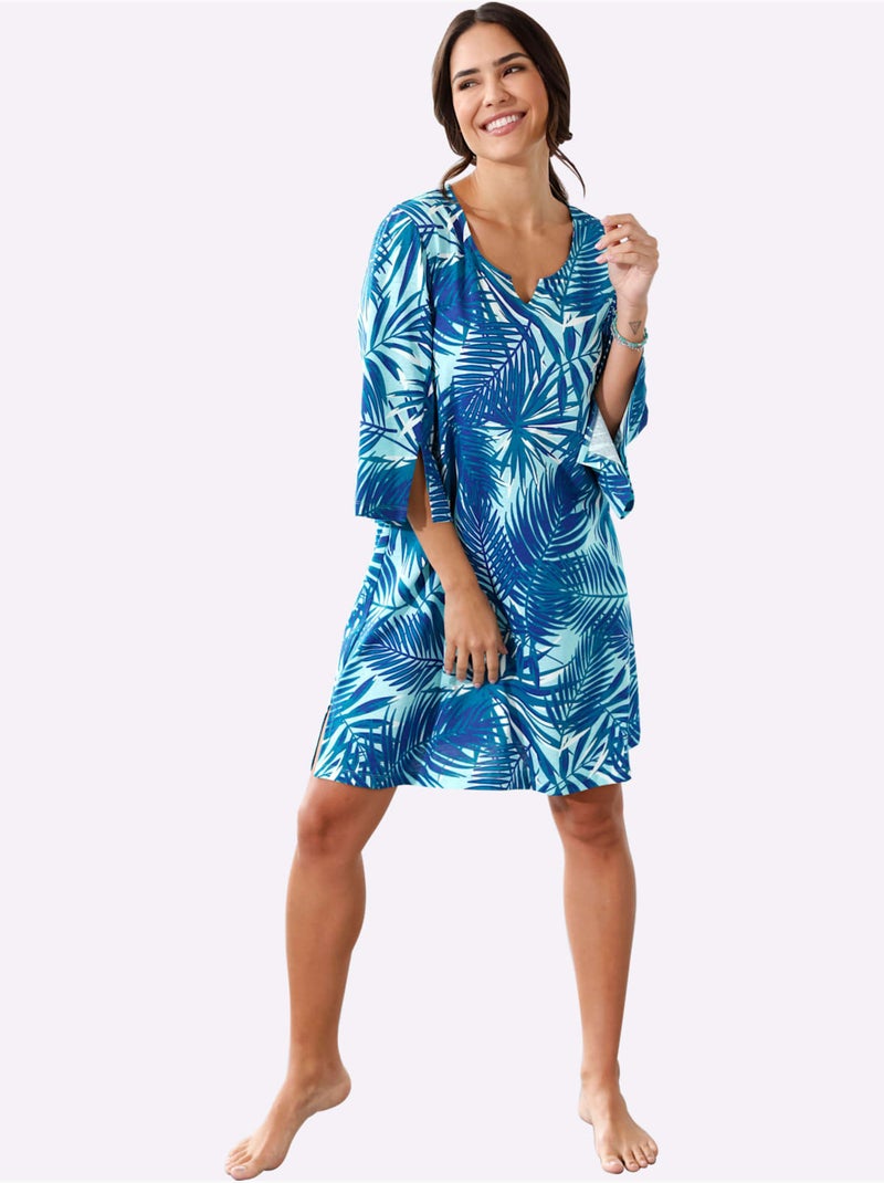 Robe D'été Jersey Fin - Taille Standard - Moda Vilona Bleu roi - Kiabi