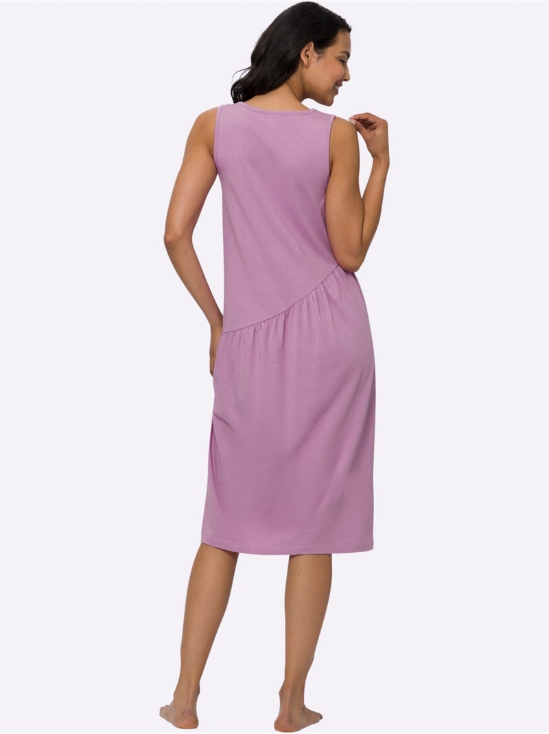Robe D'été Jersey Fin - Taille Standard - Moda Vilona Rose - Kiabi