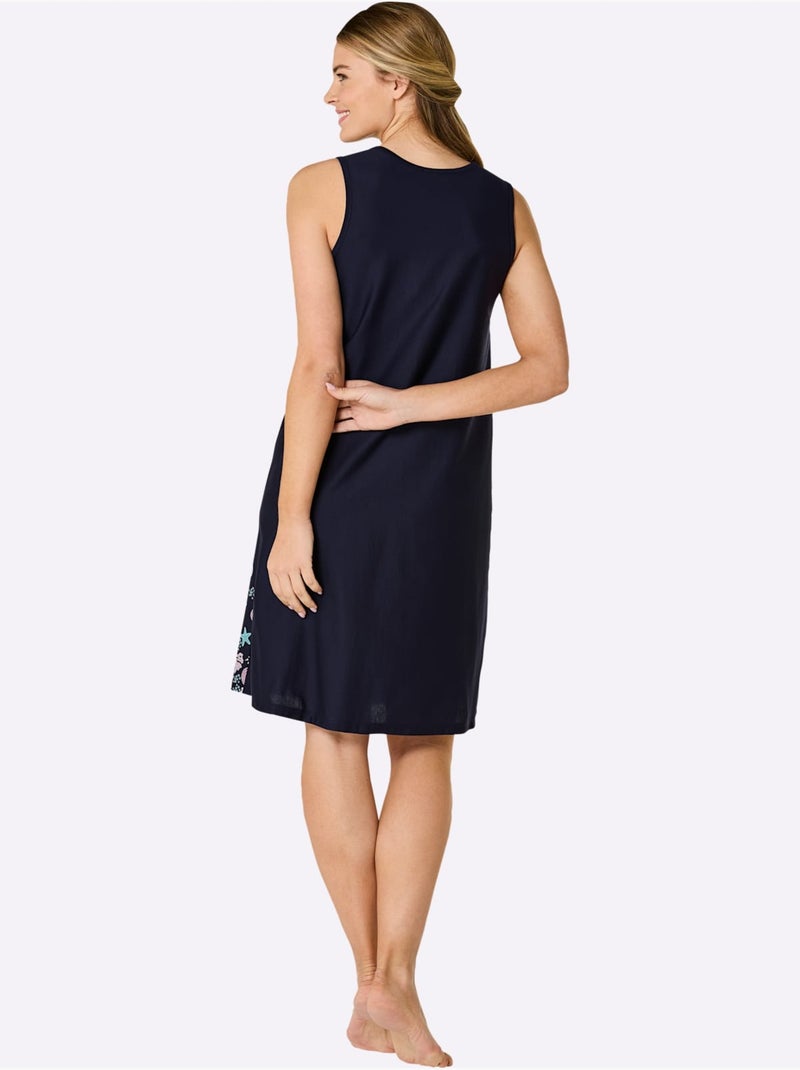 Robe D'été Jersey Fin - Taille Standard - Witt Bleu Vert - Kiabi