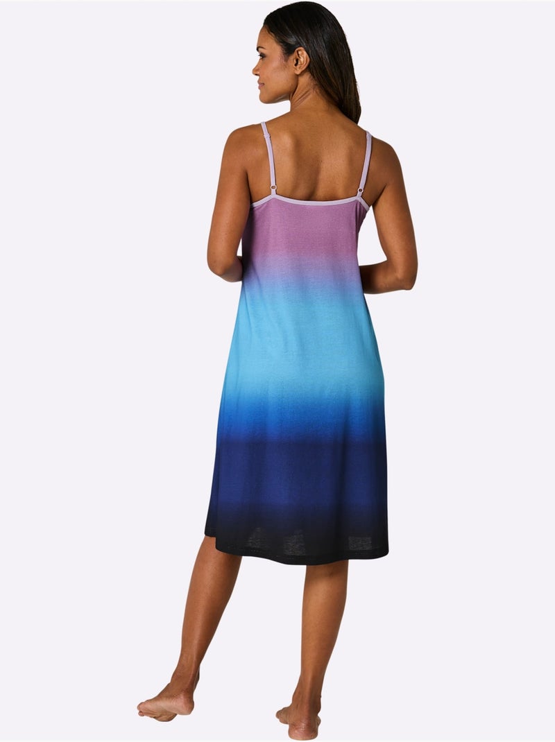 Robe D'été Jersey Fin - Taille Standard - Witt Rose/Vert - Kiabi