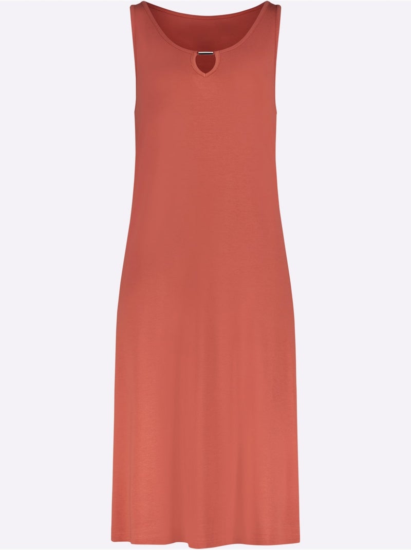 Robe D'été Jersey Fin - Taille Standard - Witt Terre cuite - Kiabi
