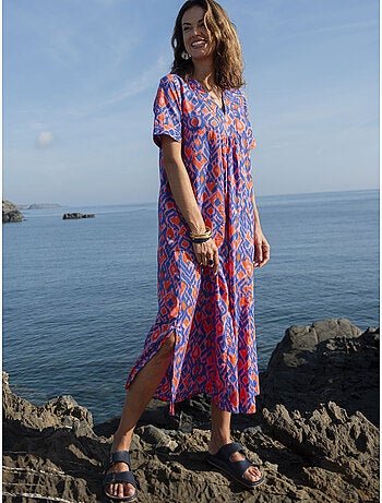 Robe d'été longue voile coton - DAXON